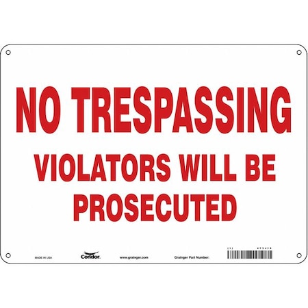 Condor Safety Sign 473J15 - product photo 1