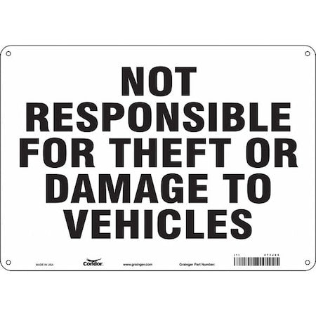 Condor Safety Sign 473J65 - product photo 1