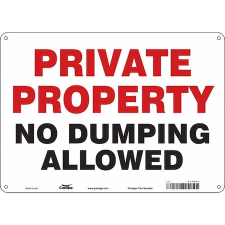 Condor Safety Sign 473K04 - product photo 1