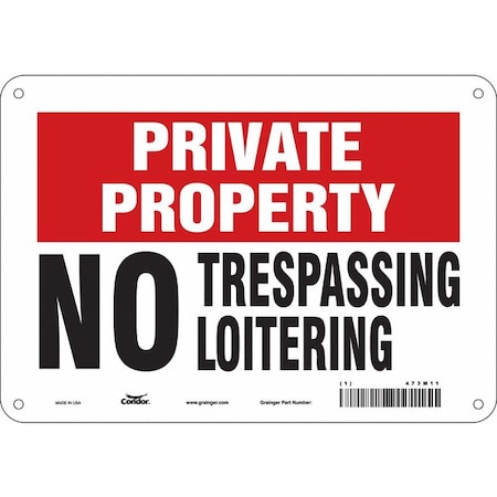 Condor Safety Sign 473M11 - product photo 1