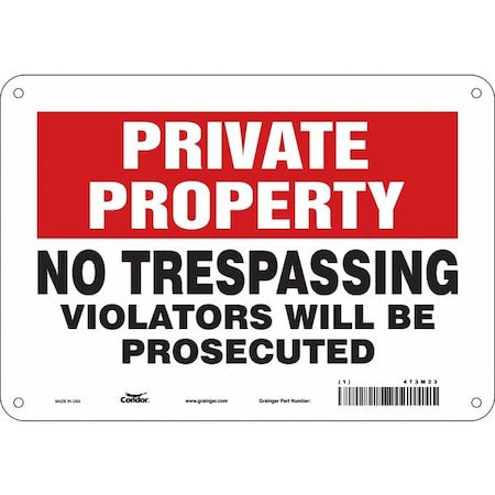 Condor Safety Sign 473M23 - product photo 1