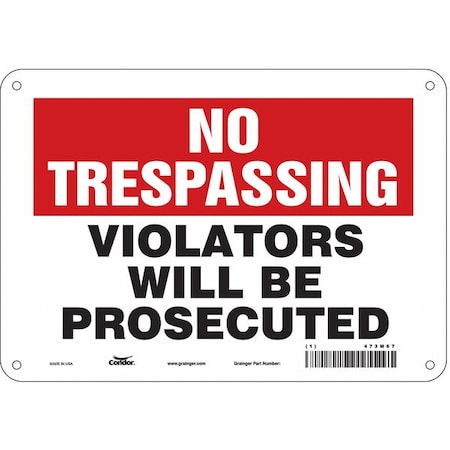 Condor Safety Sign 473M67 - product photo 1