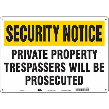 Condor Safety Sign 473N01 - product photo 1