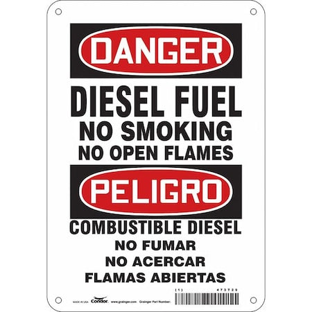 Condor Safety Sign 473T29 - product photo 1