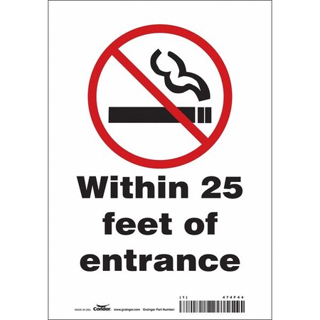 Condor Safety Sign 474F44 - product photo 1