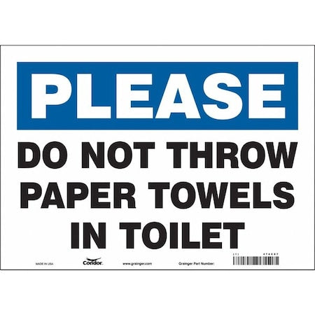 Condor Safety Sign 474C07 - product photo 1