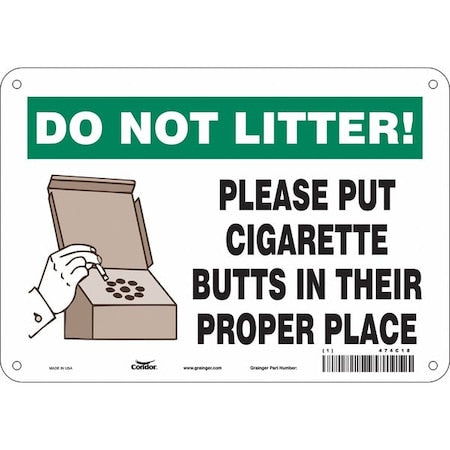 Condor Safety Sign 474C18 - product photo 1