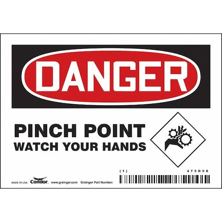 Condor Safety Sign 475D08 - product photo 1