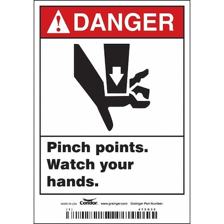 Condor Safety Sign 475D30 - product photo 1
