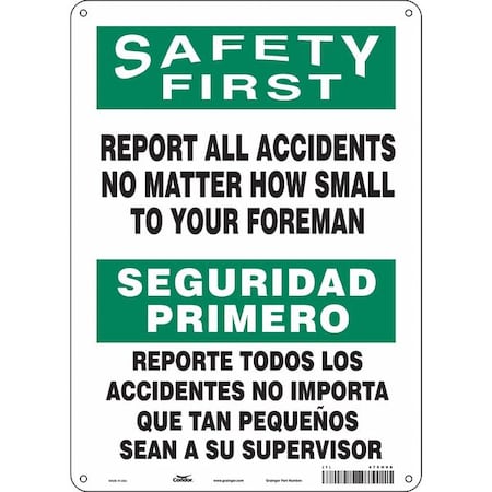 Condor Safety Sign 475H08 - product photo 1
