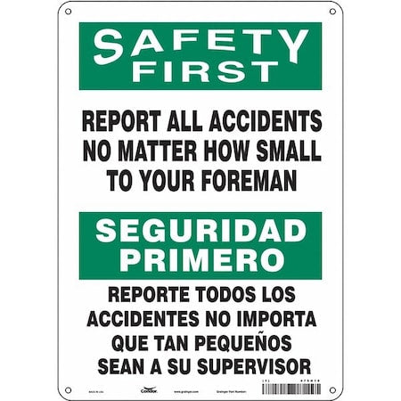 Condor Safety Sign 475H10 - product photo 1