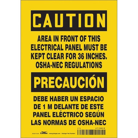 Condor Safety Sign 475M98 - product photo 1