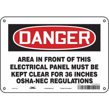 Condor Safety Sign 475N70 - product photo 1