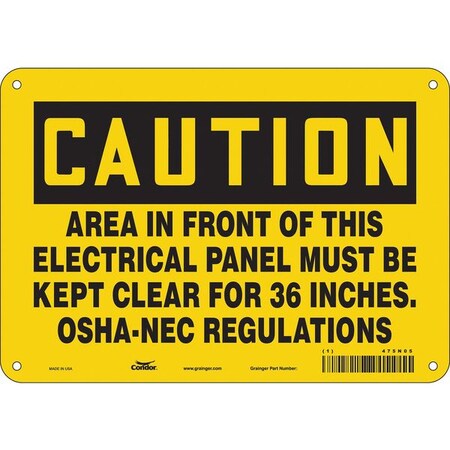 Condor Safety Sign 475N05 - product photo 1