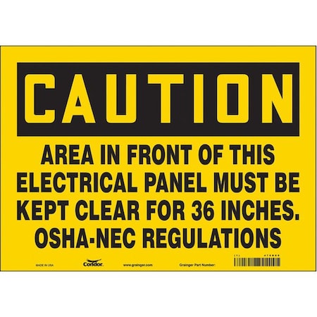 Condor Safety Sign 475N09 - product photo 1