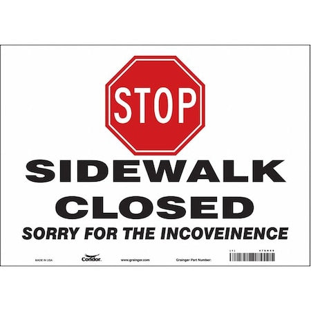 Condor Safety Sign 476H59 - product photo 1