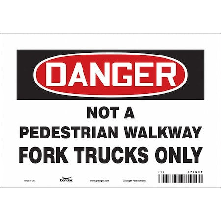 Condor Safety Sign 476N07 - product photo 1