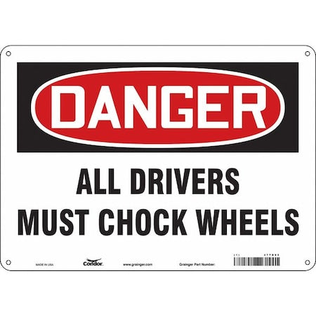Condor Safety Sign 477D95 - product photo 1
