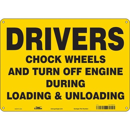 Condor Safety Sign 477D52 - product photo 1