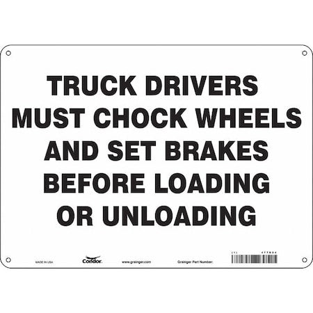 Condor Safety Sign 477D54 - product photo 1