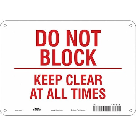 Condor Safety Sign 477J33 - product photo 1