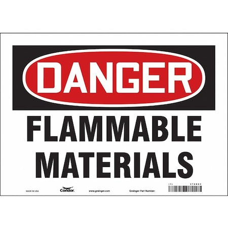 Condor Safety Sign 478H62 - product photo 1
