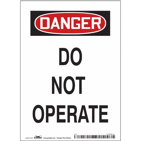 Condor Safety Sign 478N14 - product photo 1