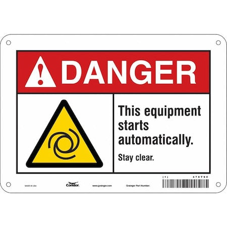 Condor Safety Sign 478T90 - product photo 1