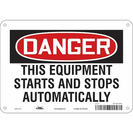Condor Safety Sign 478T56 - product photo 1