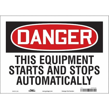 Condor Safety Sign 478T59 - product photo 1