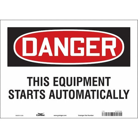 Condor Safety Sign 478T68 - product photo 1