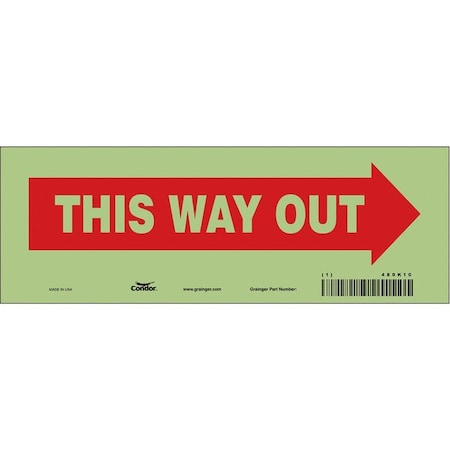 Condor Safety Sign 480K10 - product photo 1