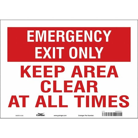 Condor Safety Sign 480P31 - product photo 1