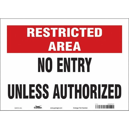 Condor Safety Sign 480P37 - product photo 1