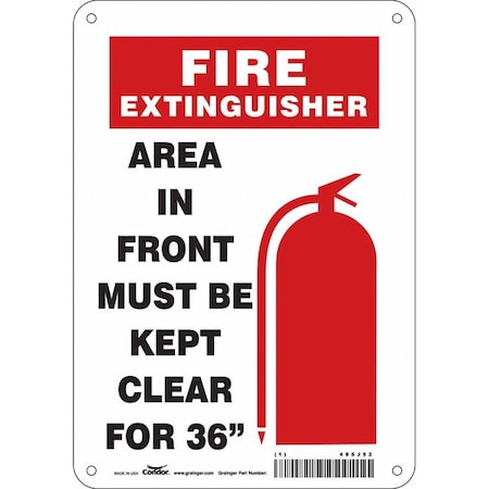 Condor Safety Sign 485J52 - product photo 1