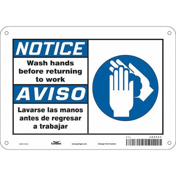 Condor Safety Sign 485P07 - product photo 1