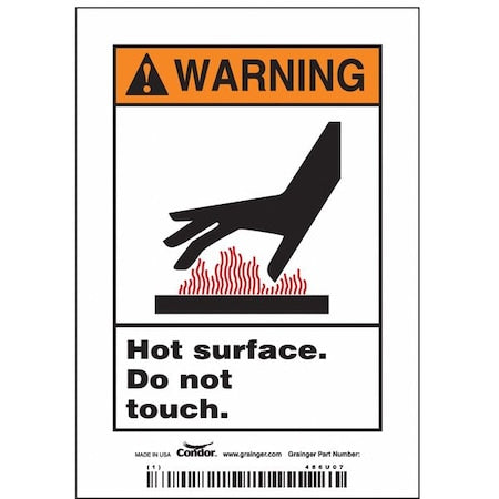 Condor Safety Sign 486U07 - product photo 1