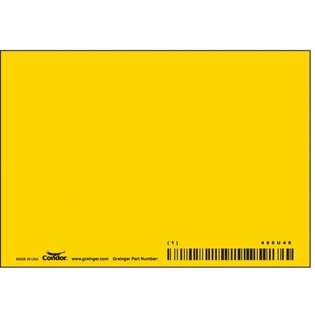 Condor Safety Sign 486U48 - product photo 1