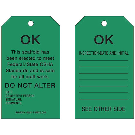 Brady Safety Sign 89017 - product photo 1