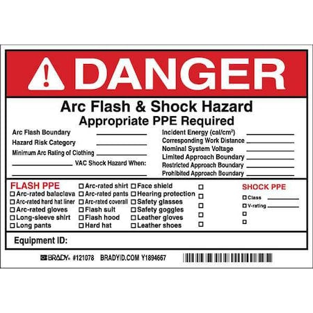 Brady Safety Sign 121078 - product photo 1