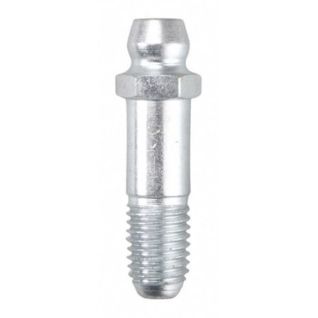 Westward 52NZ77 Grease Fitting, Straight, Stl, Pack of 10