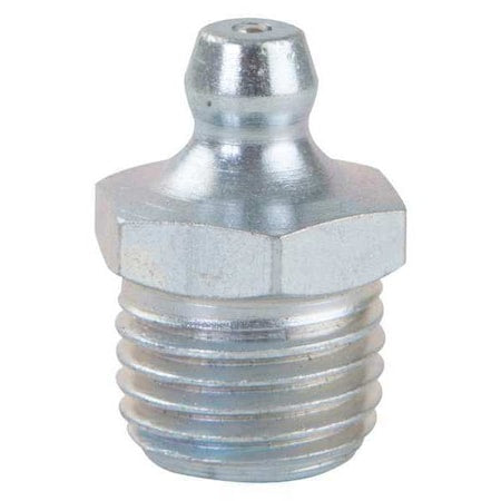 Westward 52NZ34 Grease Fitting, Straight, Stl, Pack of 5