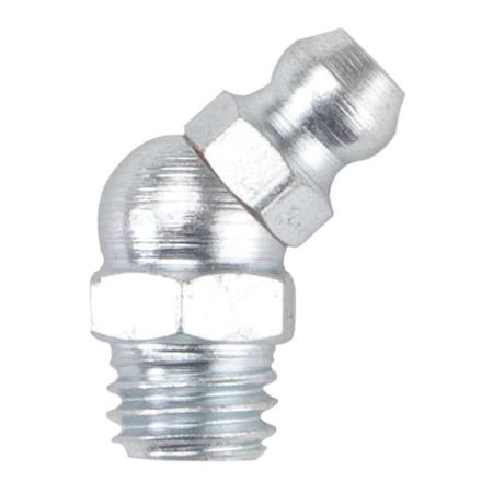 Westward 52NZ64 Fitting, 45 Deg., M8x1.25mm Thrd Size, Pack of 10