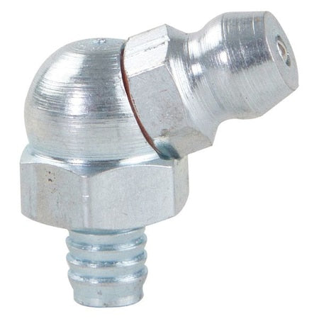 Westward 52NZ65 Grease Fitting, 65 Deg., Stl, Pack of 10