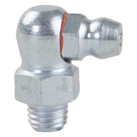 Westward 52NZ67 Fitting, 90 Deg., 1/4"-28 Thread Size, Pack of 10