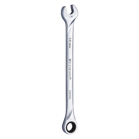 Westward 54PN95 Wrench, Combination/Extra Long, Metrc