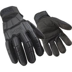 Ringers Gloves 163 Impact Resistant Gloves, Black, Pair