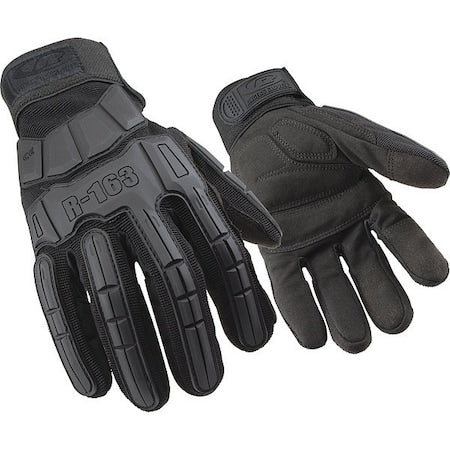 Ringers Gloves 163 Impact Resistant Gloves, Black, XL, Pair