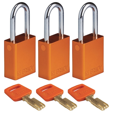 Brady Safety Equipment ALU-ORG-38ST-KA3PK - product photo 1