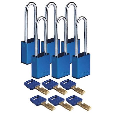 Brady Safety Equipment ALU-BLU-76ST-KA6PK - product photo 1